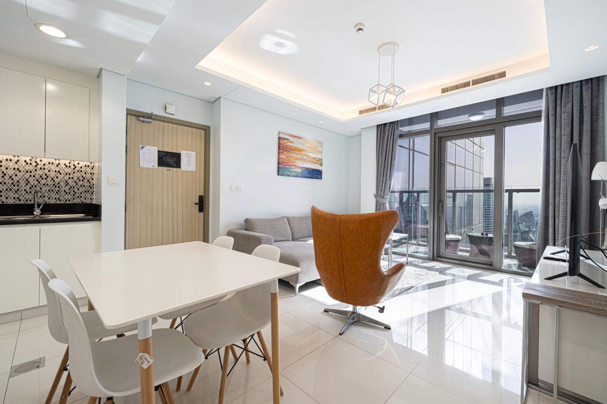 Paramount Midtown - Luxury & Infinity Pool With Burj Khalifa View Apartment