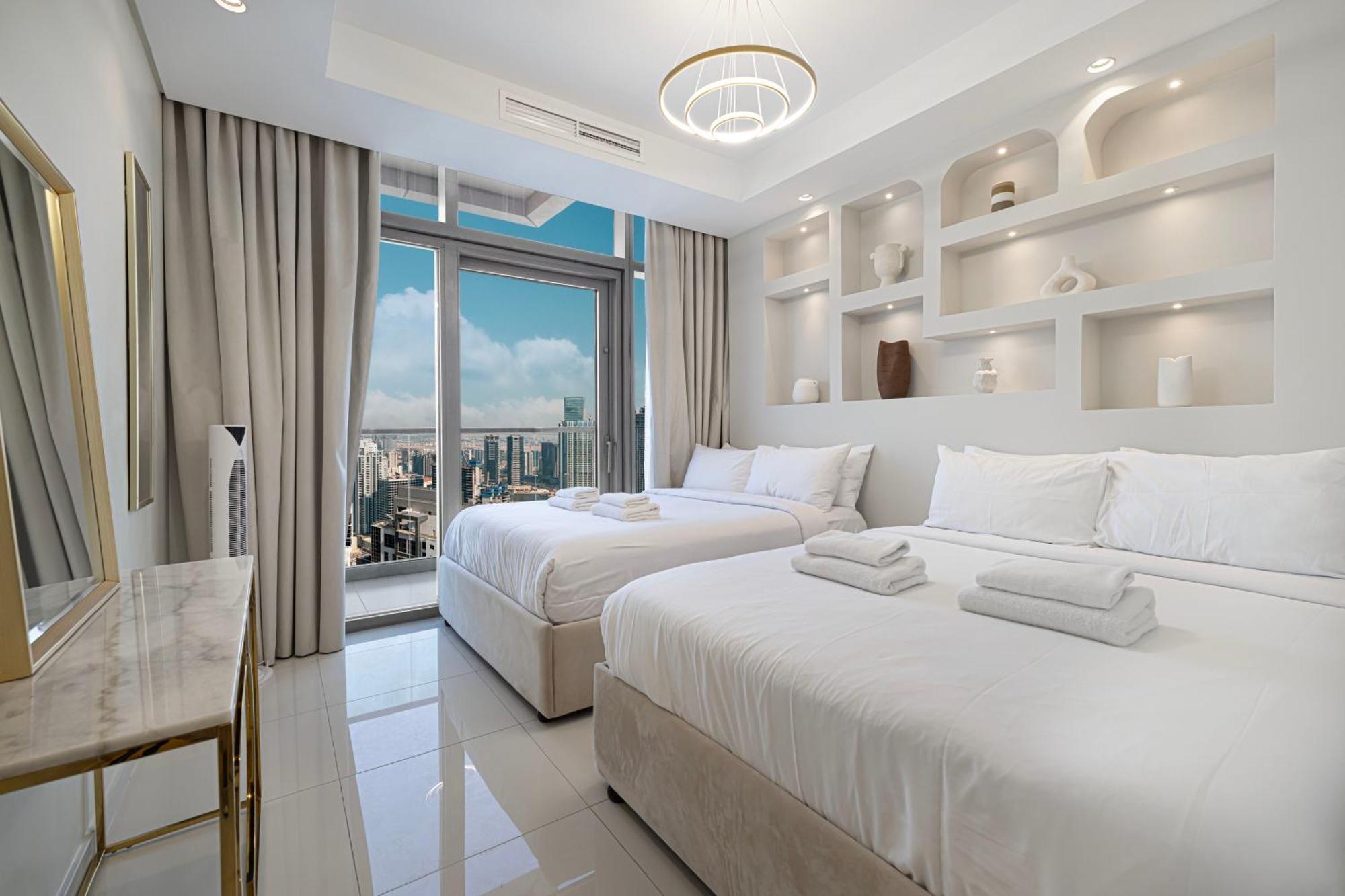 Apartment Paramount Midtown - Luxury & Infinity Pool With Burj Khalifa View Dubai