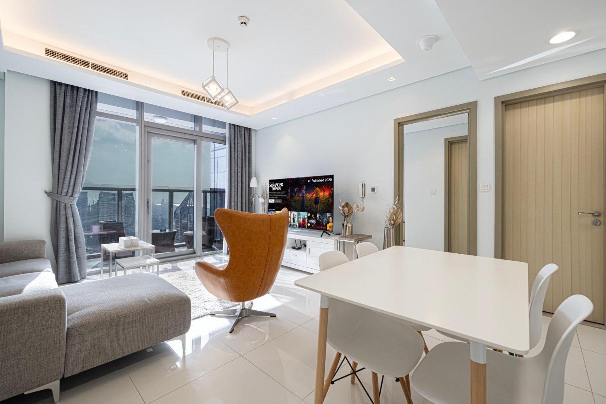 Apartment Paramount Midtown - Luxury & Infinity Pool With Burj Khalifa View Dubai
